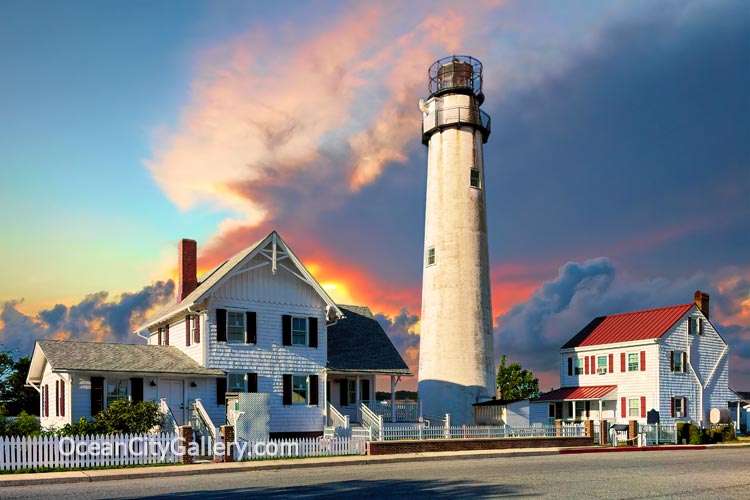 Fenwick Island Lighthouse Before Sunset