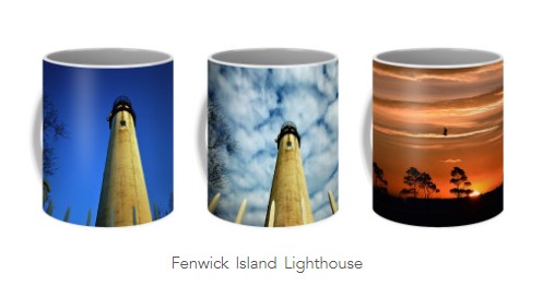 coffee mug samples fenwick island lighthouse